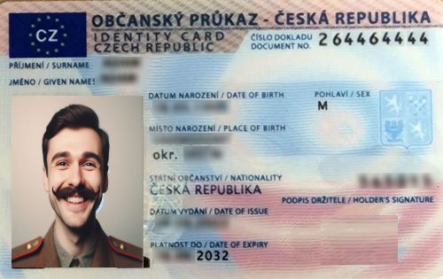 Биометрическое удостоверение личности гражданина Чехии