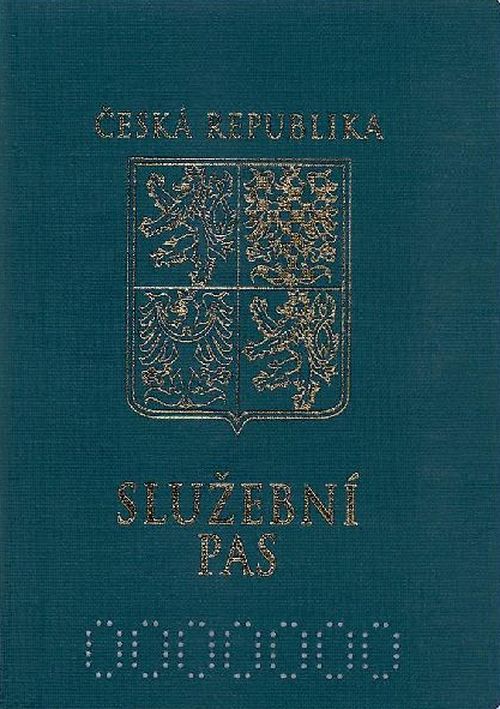 Служебный паспорт Чехии (выдаётся с 2002-го года) 